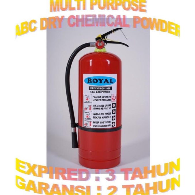 APAR / Alat Pemadam Api Ringan / Tabung Pemadam Kebakaran 6 Kg