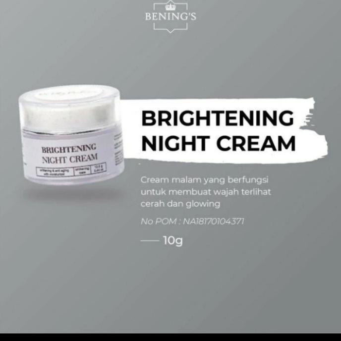 BRIGHTENING NIGHT CREAM KODE (K2) BENINGS SKINCARE DR OKY