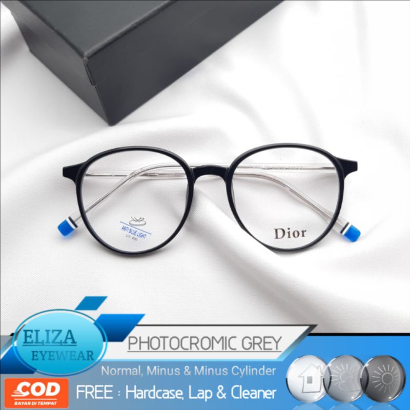 kacamata 8316 paket lensa photocromic antiradiasi/ minus