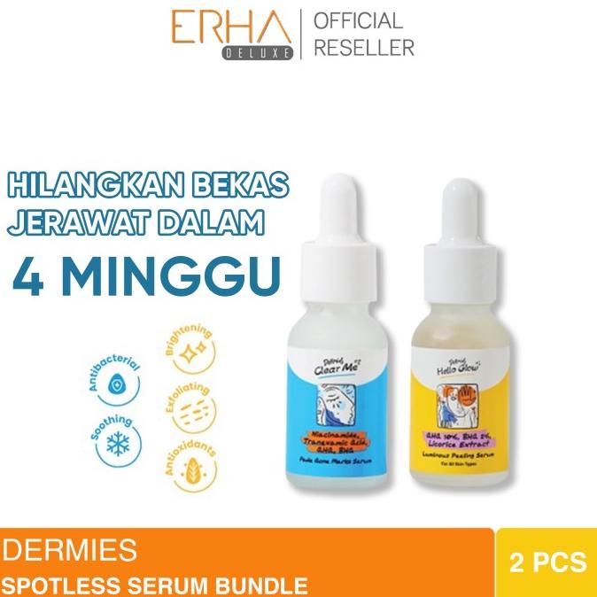 Dermies Spotless Serum - Paket Acne Serum Atasi Bekas Jerawat