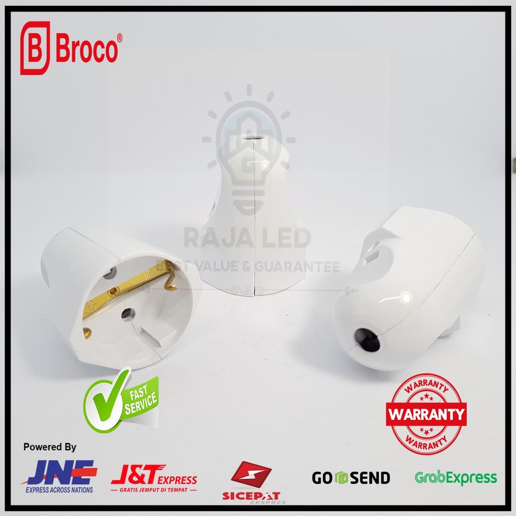 BROCO KONTRA STEKER ARDE PUTIH 13410 (HARGA GROSIR) FEMALE COUPLER SNI ORIGINAL ORI MURAH