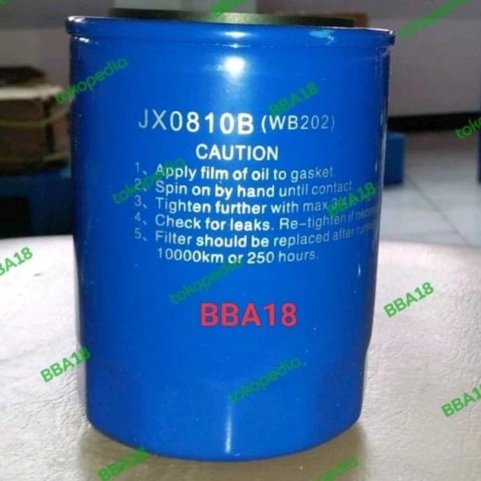 Filter Oil JX0810B ( WB202 ) - Filter Oli JX0810B - Saringan Oli