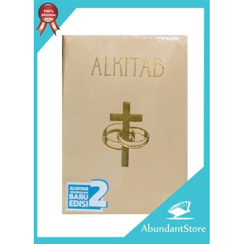 Ready Alkitab Pernikahan Ukuran Sedang - Alkitab 052 TI Wedding - LAI