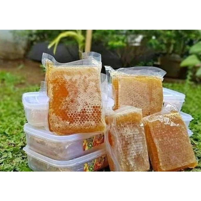 

madu sarang malifera, raw honey,honey comb.500 gr