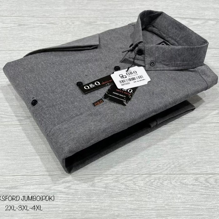 kemeja pria Kemeja Polos Jumbo Kemeja BiG Size Kemeja Polos Lengan Pendek Pria - foto 10, XXL(T4G3) 