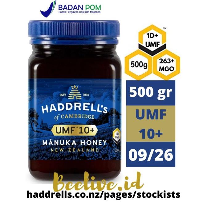 

Madu Haddrells Manuka Honey UMF 10+ MGO 263+ 500gr