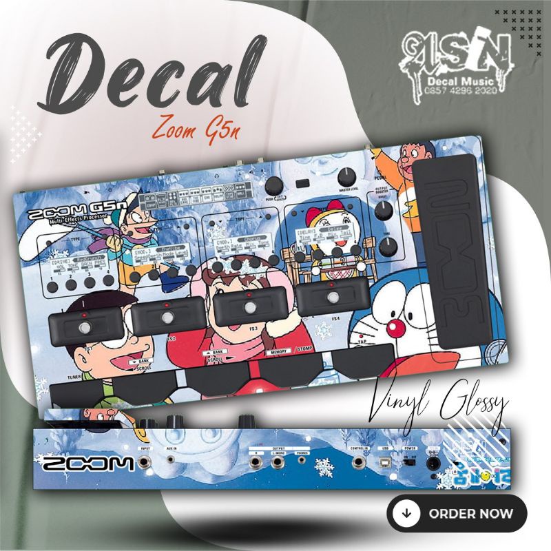 Zoom G5n / G5 ( DECAL / GARSKIN )