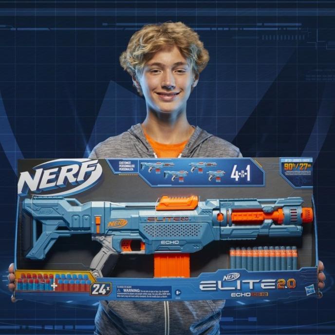 NERF Elite 2.0 Echo CS-10 CS10 Blaster 4 in 1 Original