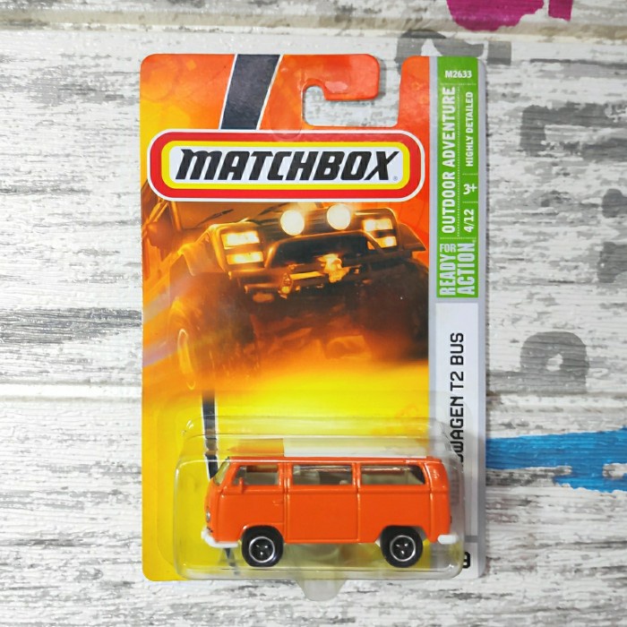 Hot Sale Matchbox Vw Volkswagen T2 Bus Orange Terbaru