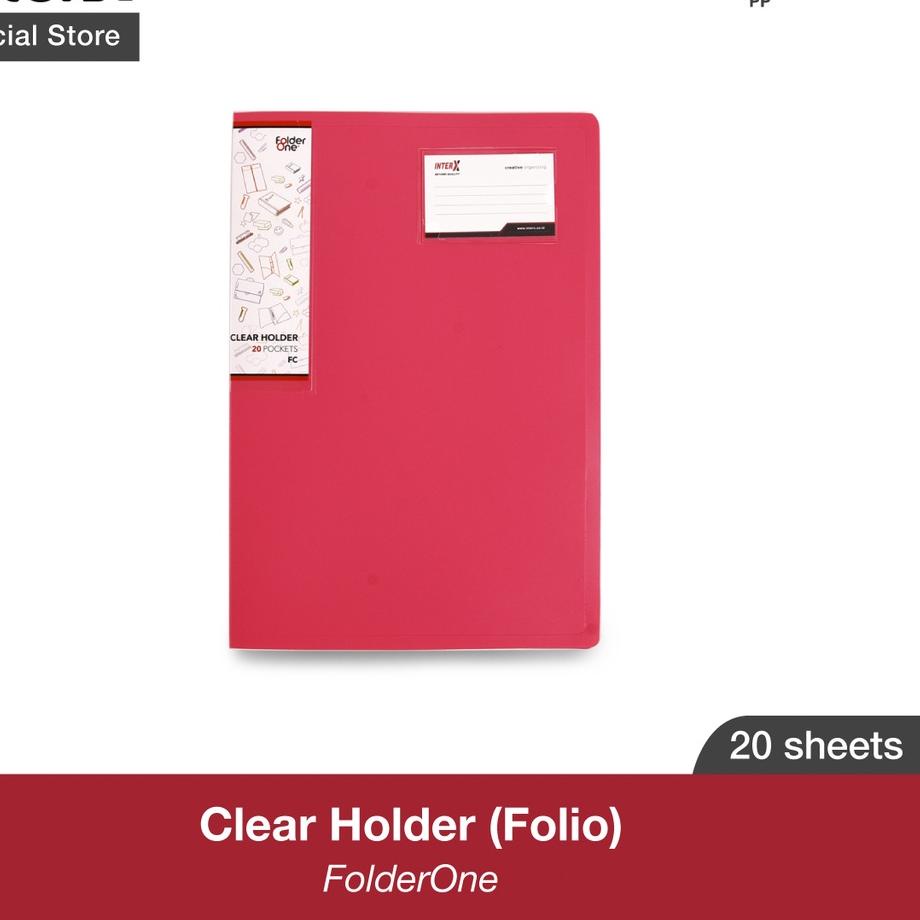 

fznr -62 Folder One Clear Holder 20 Pocket (Display Album) 939➚