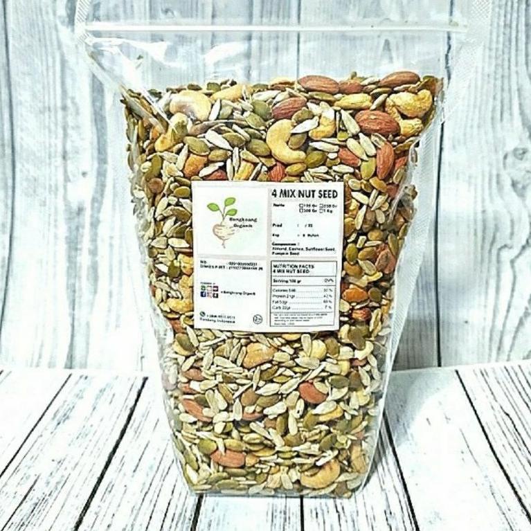 

DISCOUNT !! MIX NUT SEED 250gr - Almond Cashew Pumpkin Sunflower [KODE 6]