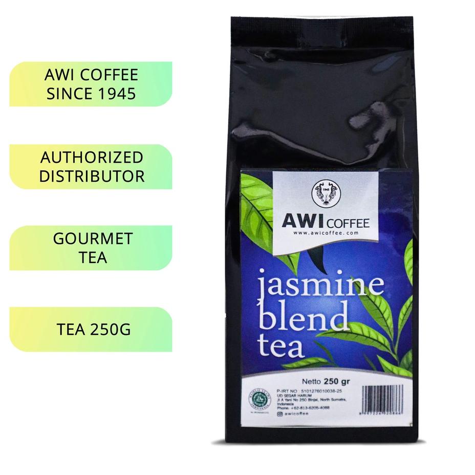 

Limited✔️✔️Awi Jasmine Blend Tea 250 Gr | Teh Hitam Dan Jasmine | Blend Tea | Teh Jasmine