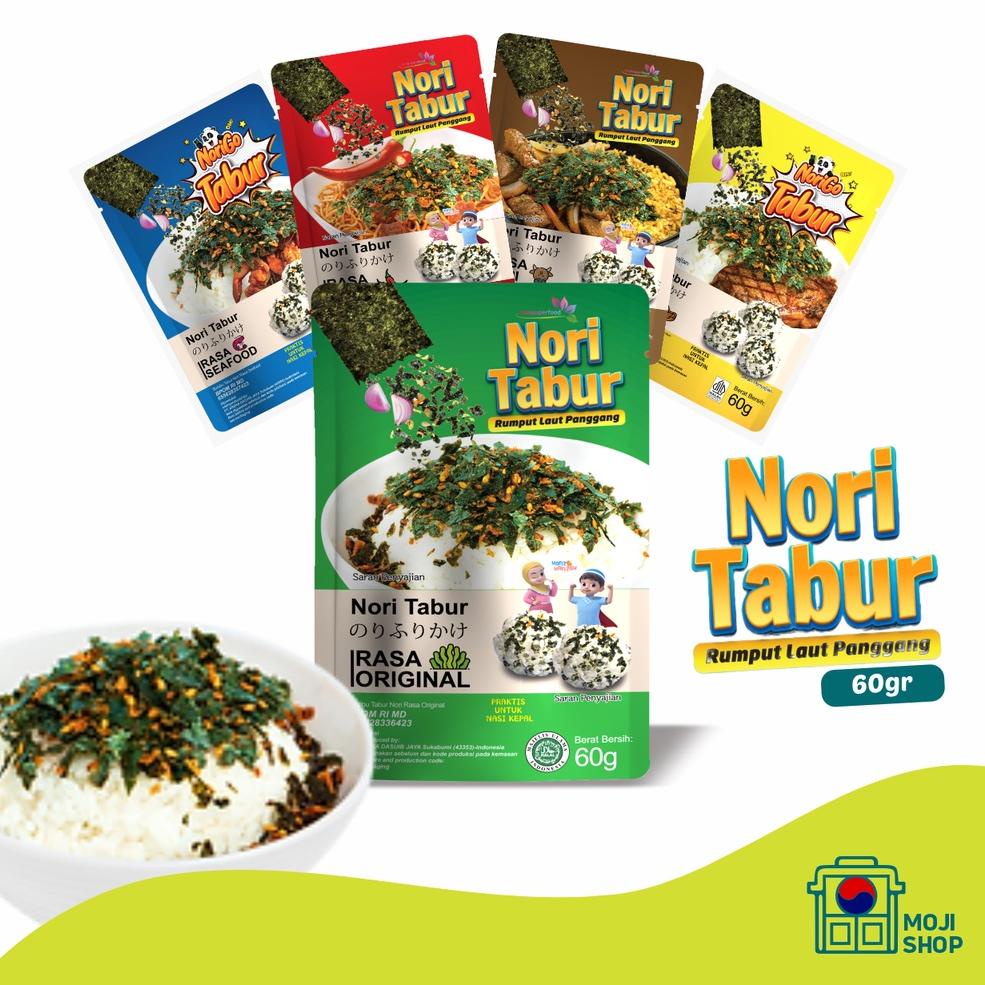 

DISCOUNT !! Nori Tabur 60gr Rumput laut Panggang Original Sapi Pedas Halal Javasuperfood [KODE 818]