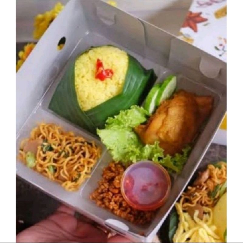 

Nasi Kuning Box Murah Sederhana Halal