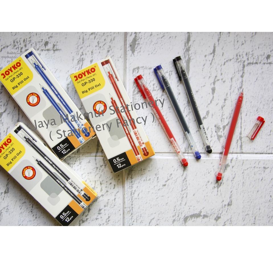 

Ayo Dapatkan Pen gel Joyko Big Fill Gel 0.5 mm GP-330 (Tinta hitam/Biru) [1 lusin] I07