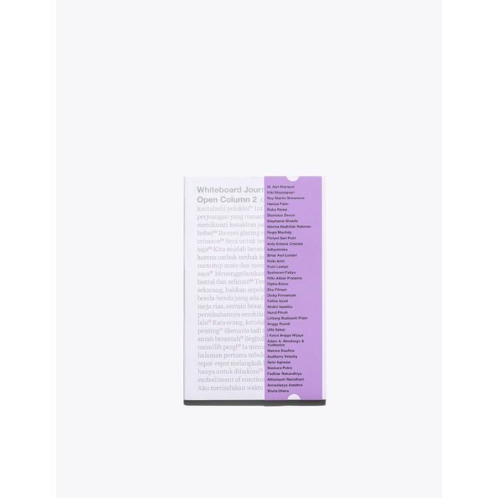 

BAYAR DITEMPAT Whiteboard Journal - Open Column 2 Book Purple /BUKU TULIS SEKOLAH/BUKU TULIS