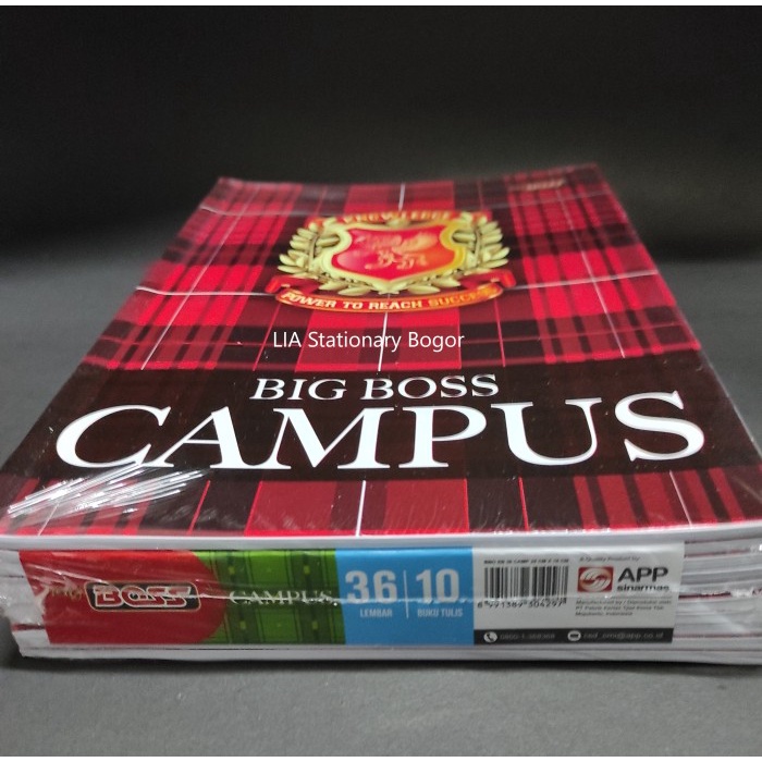 

BISA COD Buku Tulis Big Boss Campus 36 Lembar / 50 Lembar /BUKU TULIS SEKOLAH/BUKU TULIS SIDU/BUKU