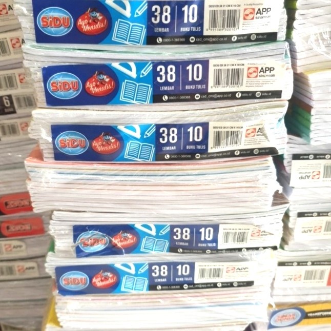 

Discount Buku Tulis Sinar Dunia Sidu isi 38 lembar /BUKU TULIS SEKOLAH/BUKU TULIS SIDU/BUKU TULIS