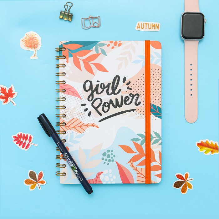 

BISA COD Notebook Spiral #GIRLPOWER - Notebook Custom /BUKU TULIS SEKOLAH/BUKU TULIS SIDU/BUKU TULIS