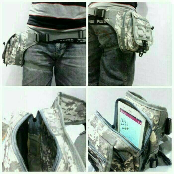 TAS PAHA ARMY LOOK | TAS PINGGANG ARMY (H7X8) Tas Tactical Import Legpack Tas Touring Military Bag K