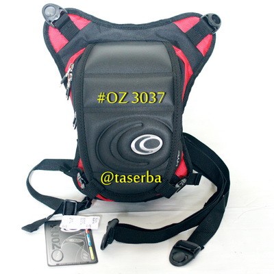 Tas Pinggang Paha OutDoor Travel Biker Ozone Original OZ 3037 - Merah (B7Q7) Legpack Gratis Ongkir W