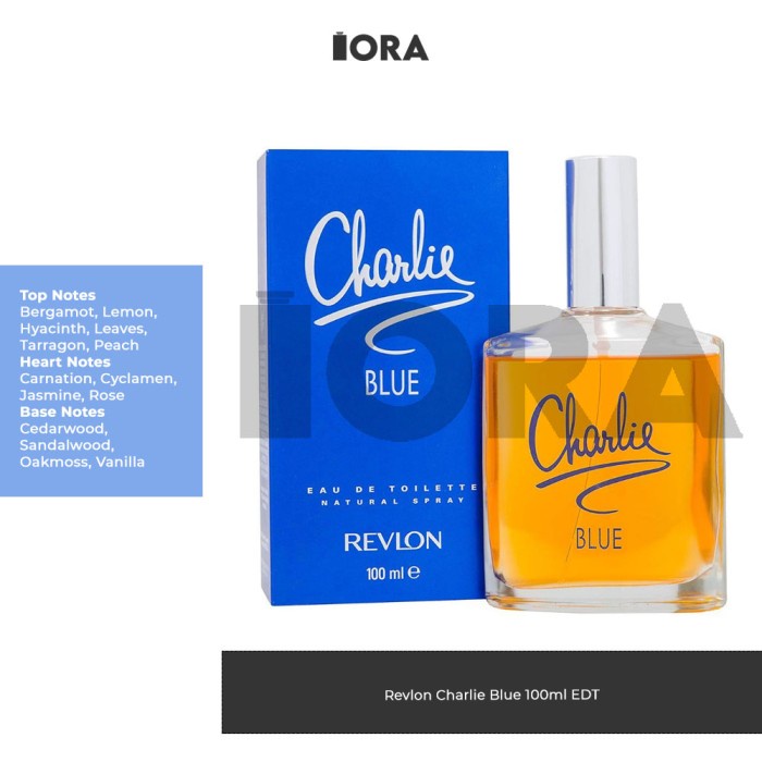Parfum Revlon Charlie Blue 100ml EDT - Parfum Original - Product 100ml(W5E9) Parfum Wanita Tahan Lam