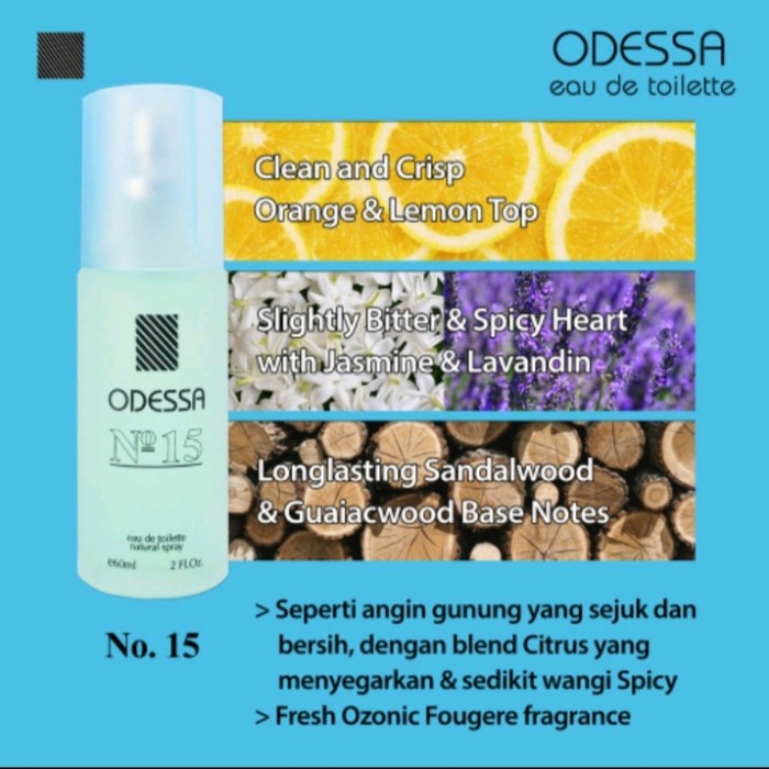 Parfum Parfum Odessa 15(N9B0) Parfum Wanita Tahan Lama 24 Jam Ori Terwangi ORIGINAL 100% Parfum Taha