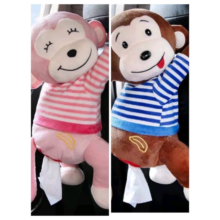 Terlaris Tempat Tisu Boneka Monyet Gantung/Tempat Tisu Gantung Mobil & Dinding