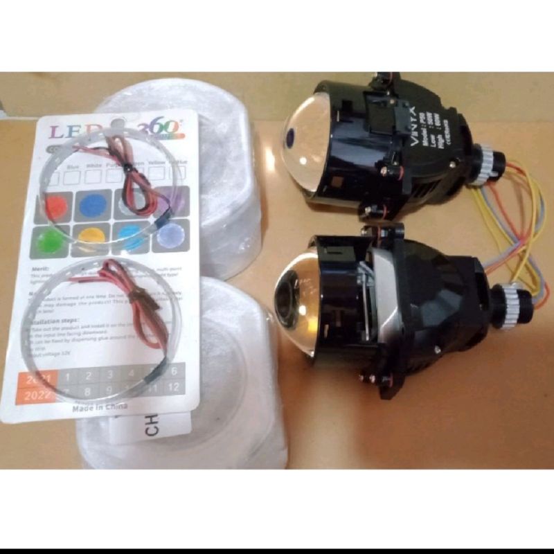 Paket Komplit Proji Biled P50 3Inchi/Biled Projie P50