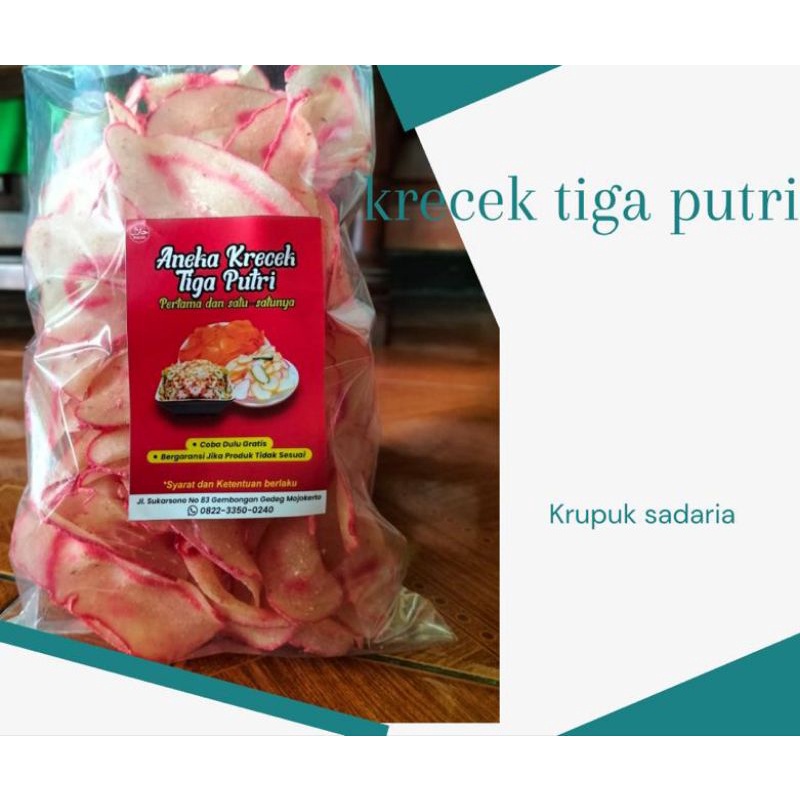 

krecek krupuk sadaria / sadariyah 500gr