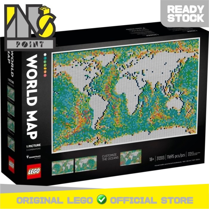 LEGO 31203 - Art / Mosaic - World Map