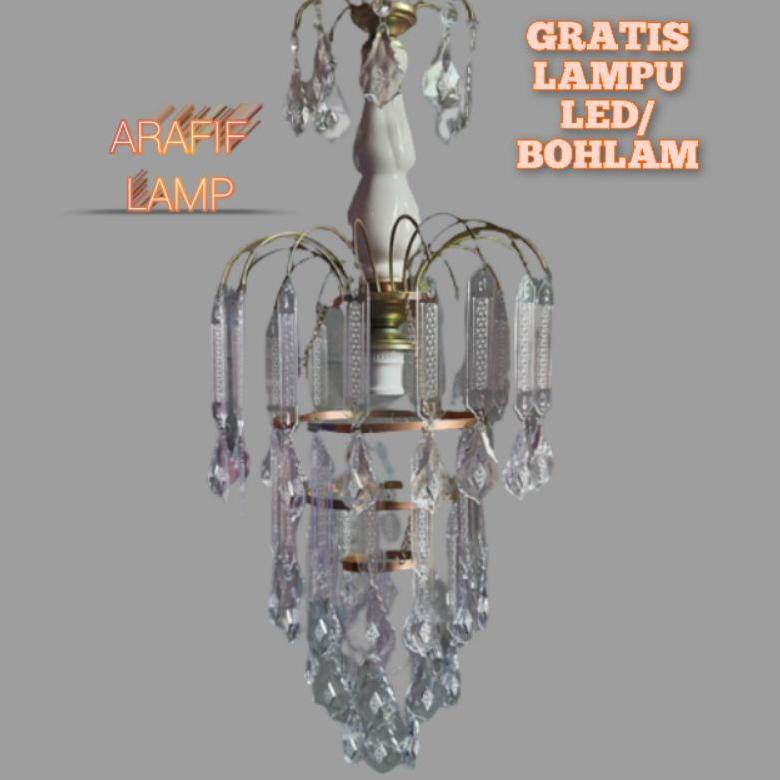 DISKON  Lampu hias gantung/lampu hias gantung motif air mancur/lampu hias gantung dekorasi [KODE 324]