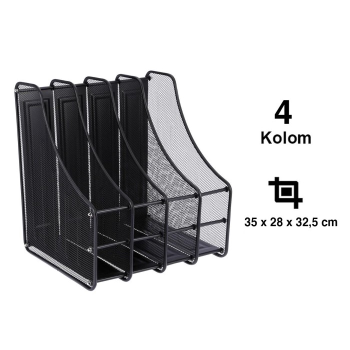 

Terlaris Magazine Tray Besi / Box File Besi / Box File Metal / 4 Kolom