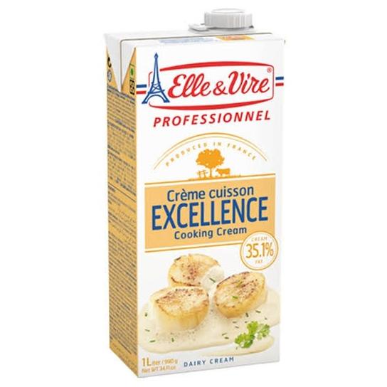 

elle vire cooking cream 1 liter ---NEW---