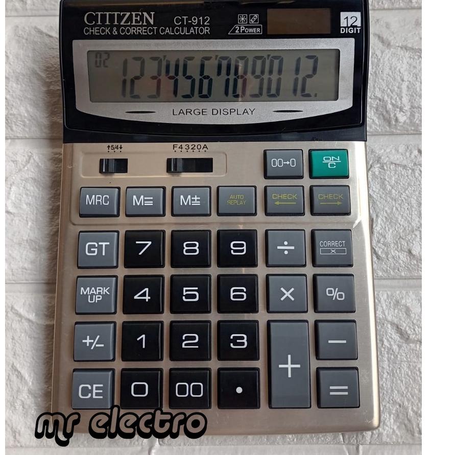 

Best 11.11✴ KALKULATOR CT 912 - KALKULATOR 12 DIGIT - CHECK AND CORRECT - BIG DISPLAY - KALKULATOR MEJA DAGANG PASAR - KALKULATOR KANTOR CNN