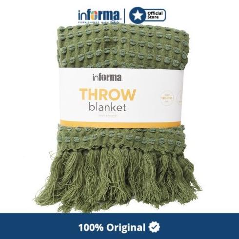 Informa Dorumi Selimut Throw - Hijau