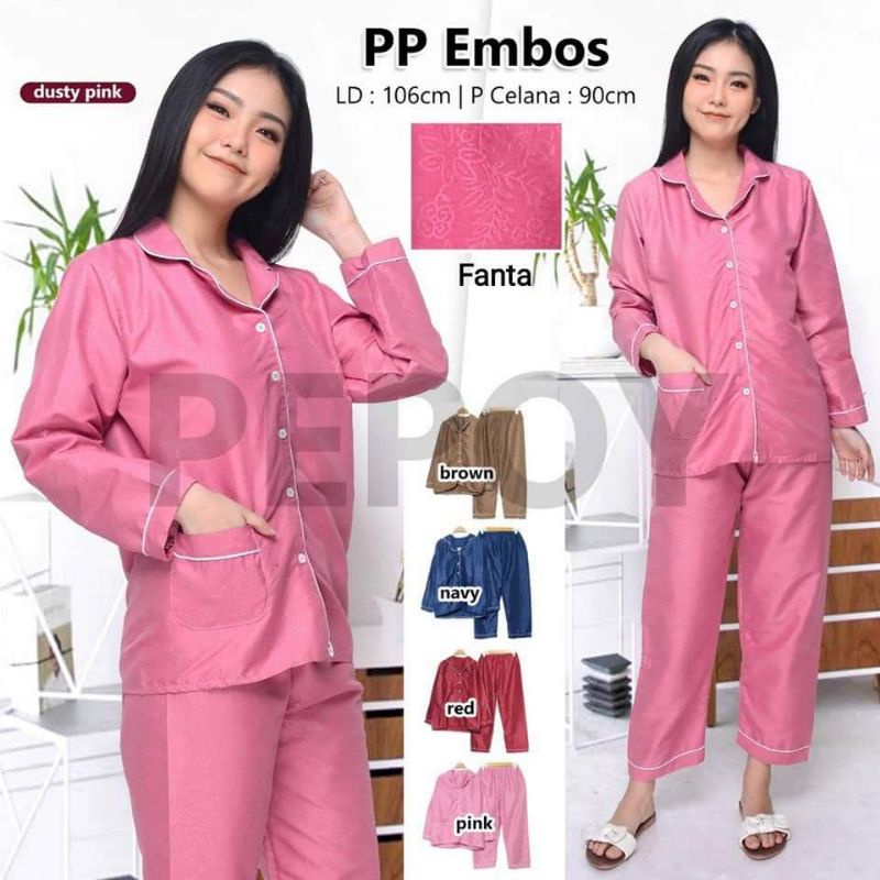 PP PIYAMA SATIN POLOS