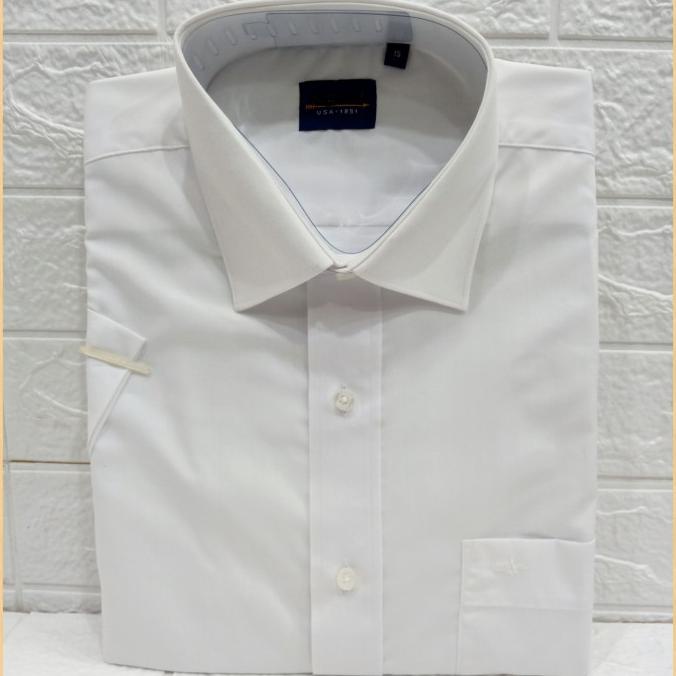 Kemeja Putih Arrow Pria Kerja Kantor Formal Lengan Pendek