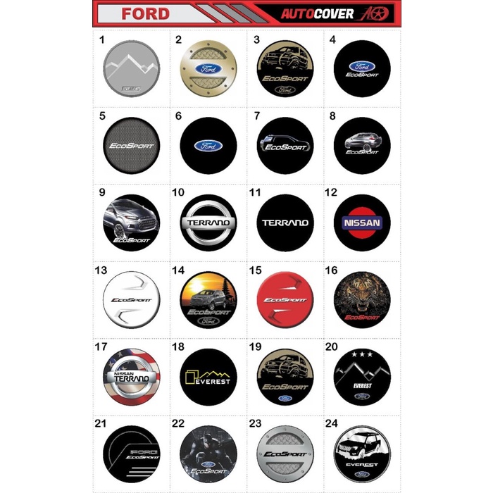 Cover Ban / Sarung Ban Serep Terrano Everest Ecosport