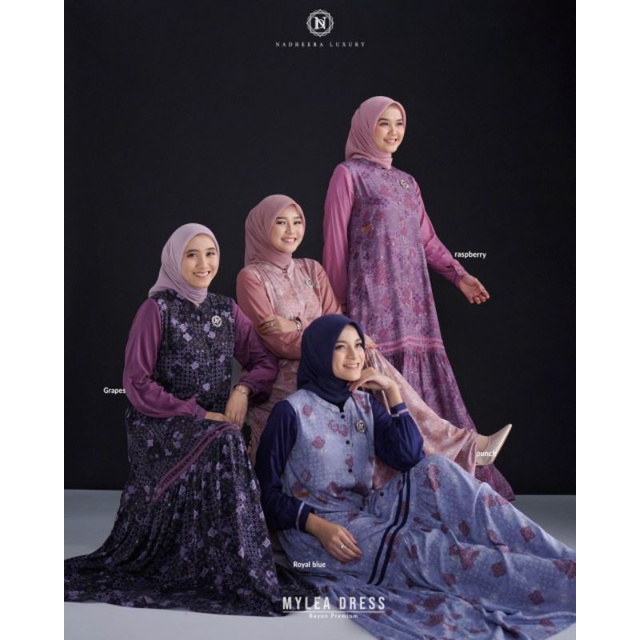 Mylea Dress Nadheera Luxury Gamis Terbaru 2023