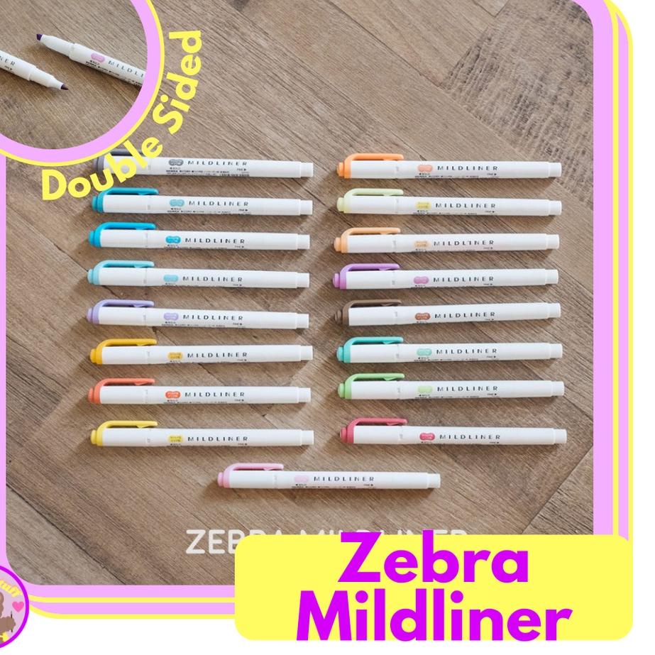 

Diskon 2023✷ Zebra Mildliner Double Sided Highlighter Pen 582★