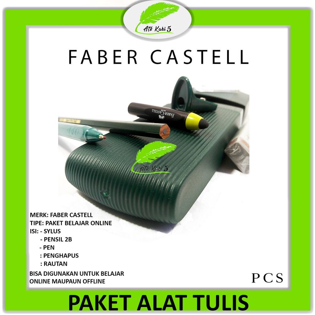

FABER CASTELL - SET ALAT TULIS TIPE PAKET BELAJAR ONLINE - SET .
