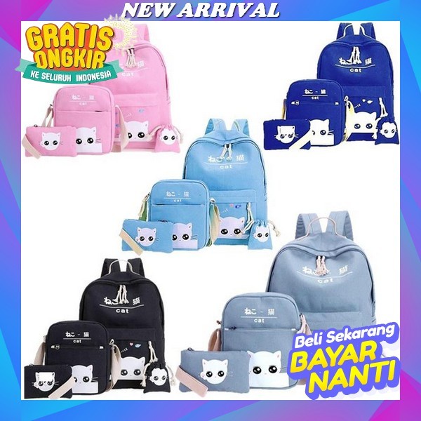 ⊕ﺴseraser Hong Kong Gaya Mini Ransel Wanita 2020 Baru Versi Korea All-Match Retro Sederhana Kulit Le