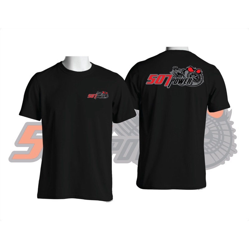Kaos 507power Logo kecil