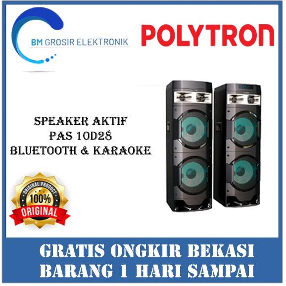 Polytron Speaker Aktif Pas 10D28 Bluetooth And Karaoke // Pas 10D28 Boystore22