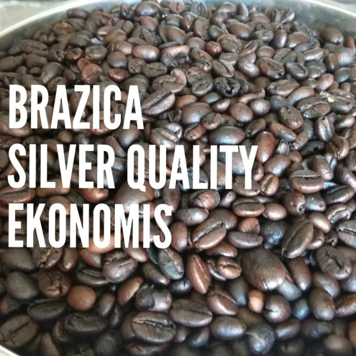 

TERLARIS Kopi Lampung 1KG "BRAZICA" Ekonomis / Silver Quality (Biji/Bubuk) /KOPI EUBE/KOPI KAPAL