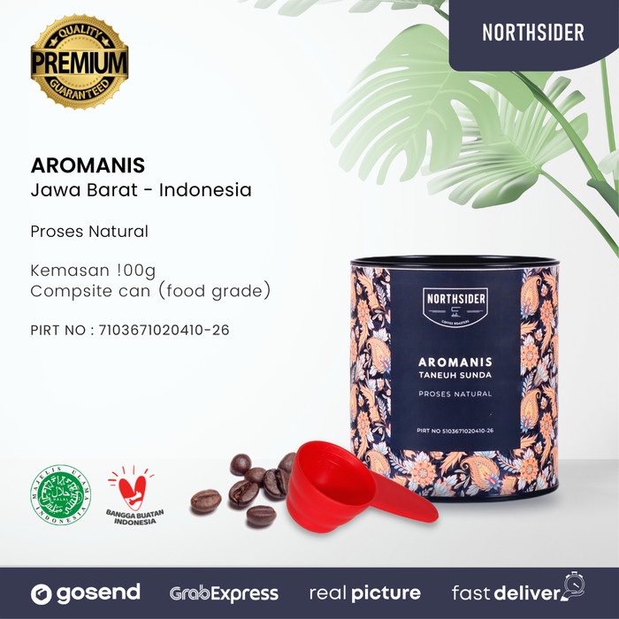 

BISA COD KOPI BIJI ARABIKA AROMANIS NATURAL - 100GR NORTHSIDER COFFEE /KOPI EUBE/KOPI KAPAL