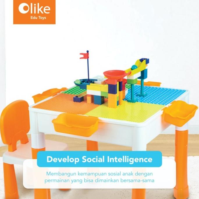 Olike Fun Bricks Table Edu Toys - Mainan Edukasi Anak