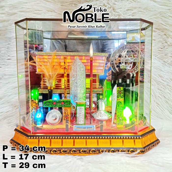 Promo Miniatur Rumah Adat Dayak Terbaru