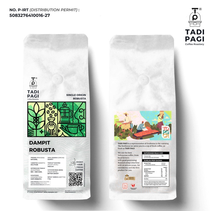 

BISA COD Robusta Dampit 200 gr Roast Bean Coffee - Kopi biji matang /KOPI EUBE/KOPI KAPAL